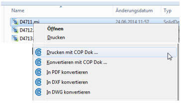 COP Dok - CAD Daten konvertieren